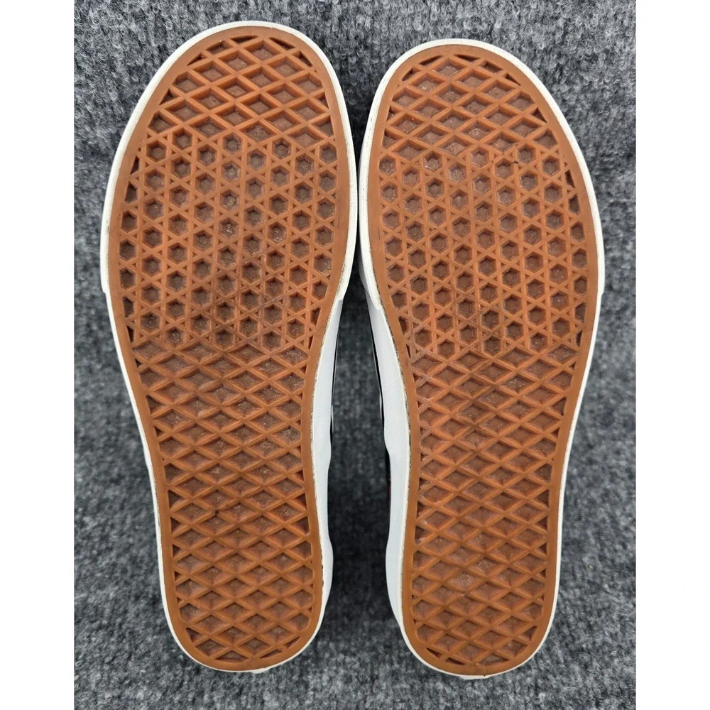 Vans Trippy Drip Slip-On Shoes M7.5 W9 Black Multi Skull Mushroom Psychedelic